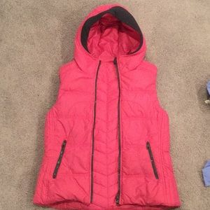 Lululemon puffer vest pink reversible